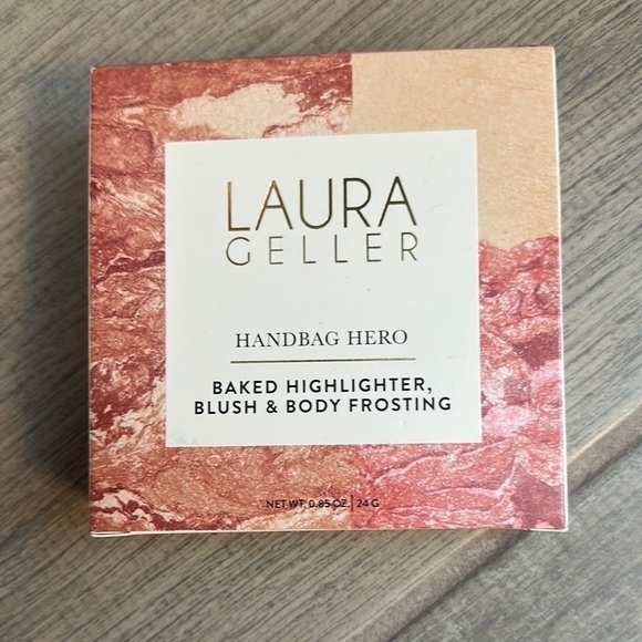 Laura Geller Other - Laura Geller Handbag Hero – 3-in-1 Baked Highlighter, Blush & Body Frosting